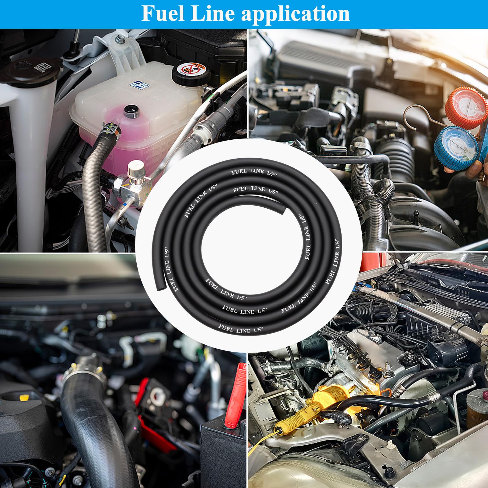 Sunxeke go-kart fuel hose supports flexible installation and quick maintenance.