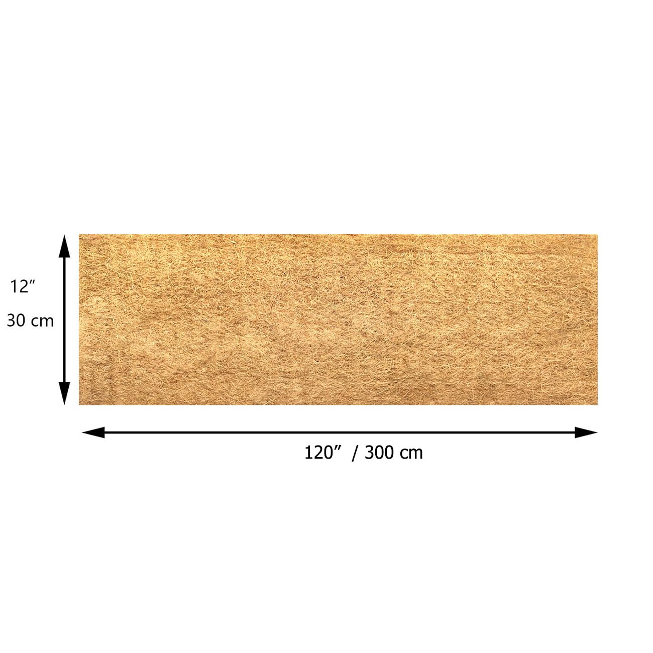 Sunyay coco liner roll 12x120 inch in use as window box liner