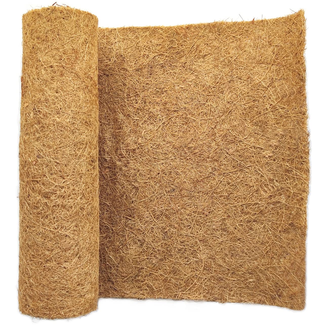 SUNYAY coconut coir liner 16x40 inch for planters with balanced drainage