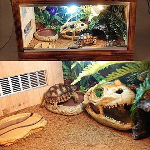 SUNYAY reptile carpet for terrariums keeps habitats neat and clean.