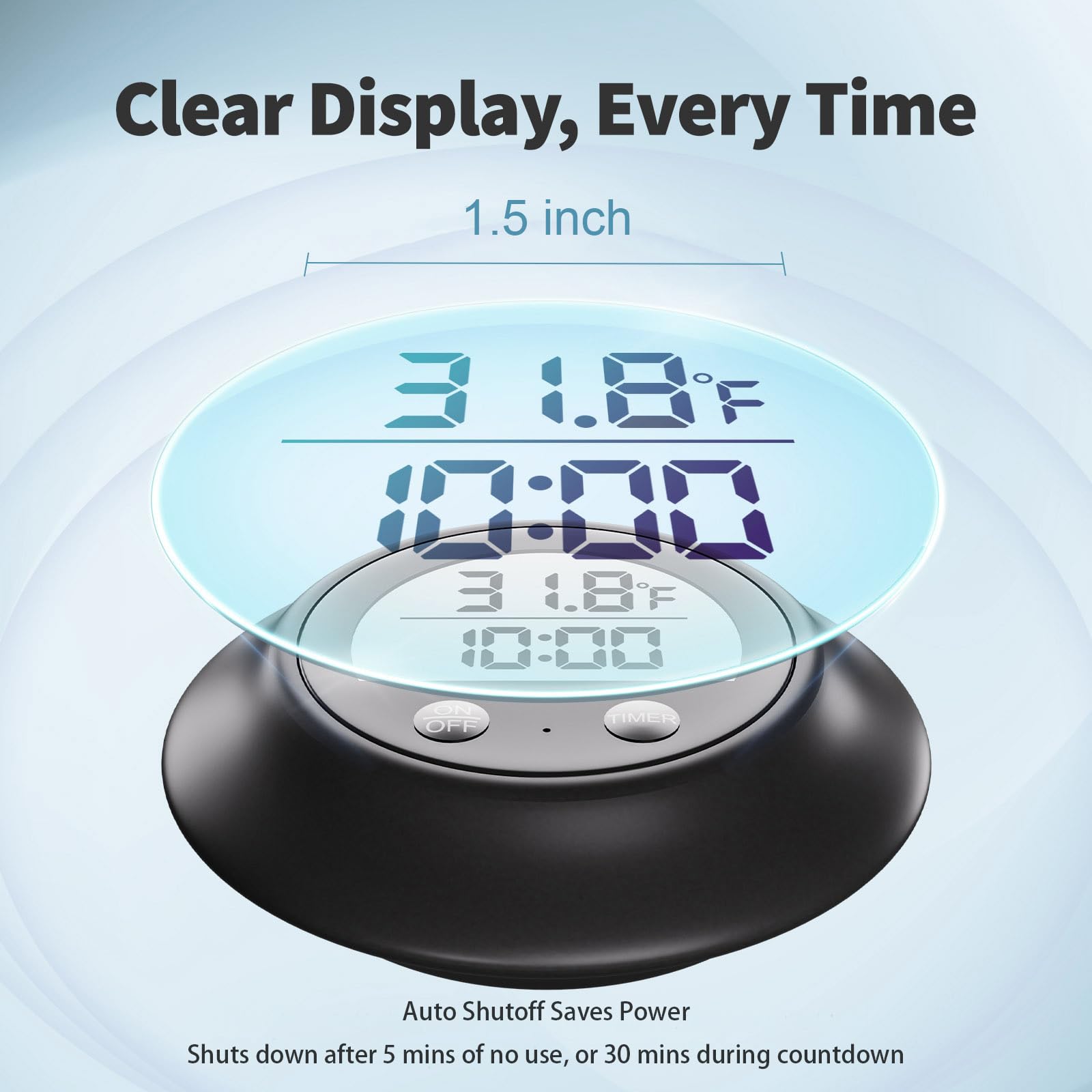 Suoimk auto-shutdown conserves power during idle or timed sessions.