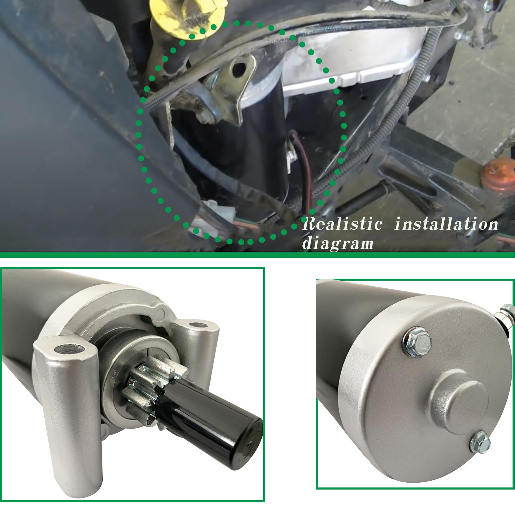 9-tooth interchangeable design on SUONE Kohler Starter 7000 Series