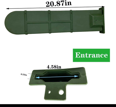 SUONE TPU heavy-duty chainsaw sheath protects blade during storage