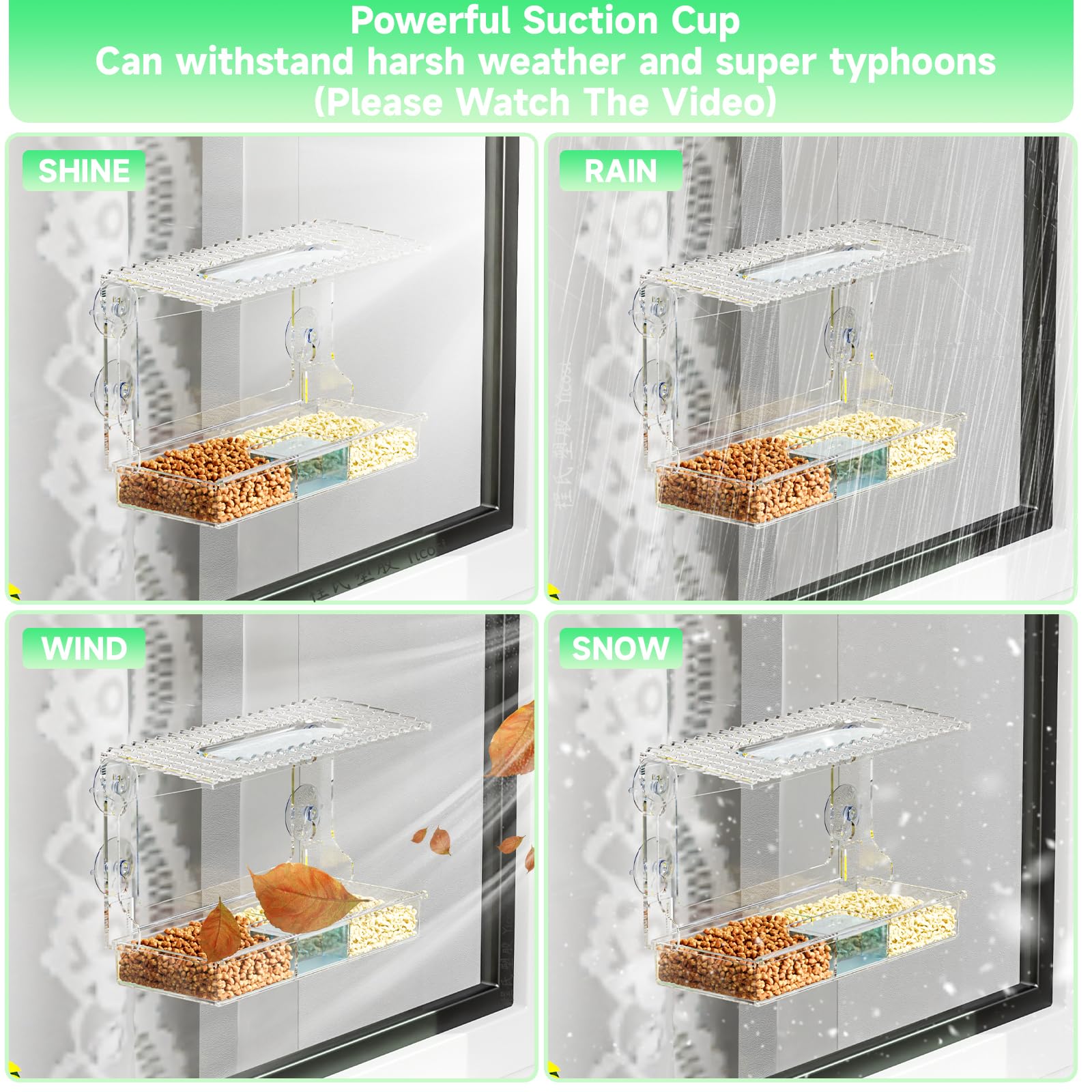 SuoXing Acrylcc drainage system protecting seeds from moisture