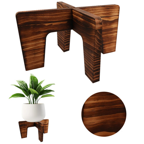 SupBambGO plant stand indoor supports 5–15 inch pots with stability.