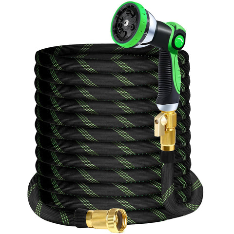 SUPCLUB hose with brass connectors for leak-free faucet connection.
