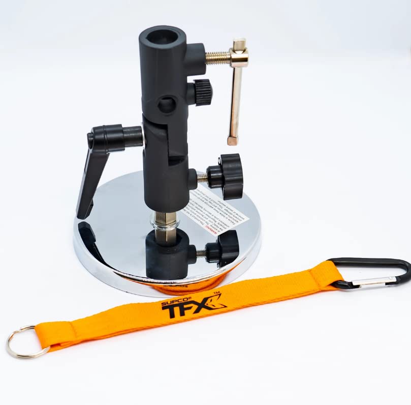 Supco TradeFox magnetic base kit stabilizes the umbrella on metal surfaces