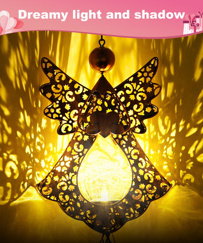 Supdeco Solar Angel Wind Chime in gift box makes a memorable present.