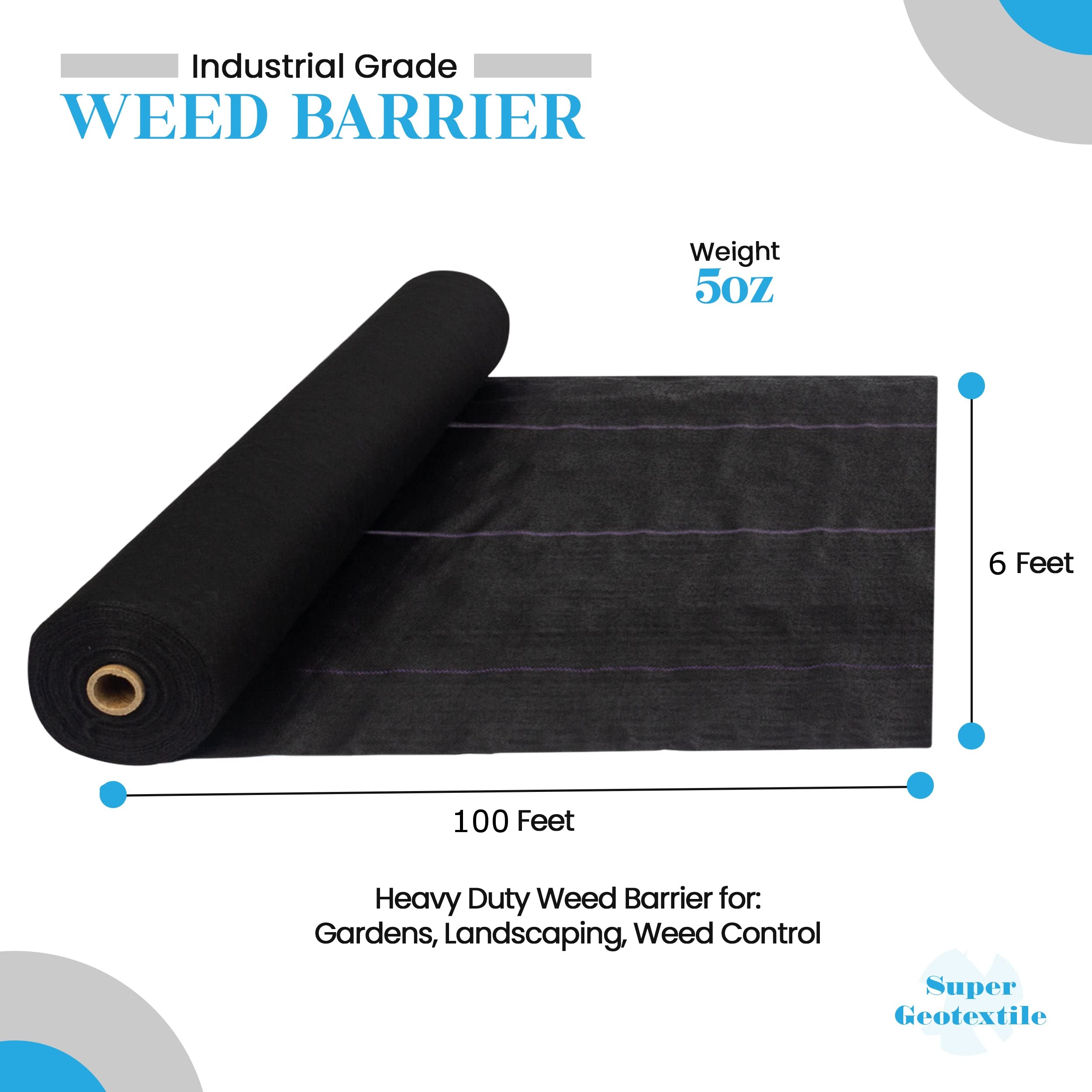 Close-up of Super Geotextile’s PP woven side showing strength and durability.