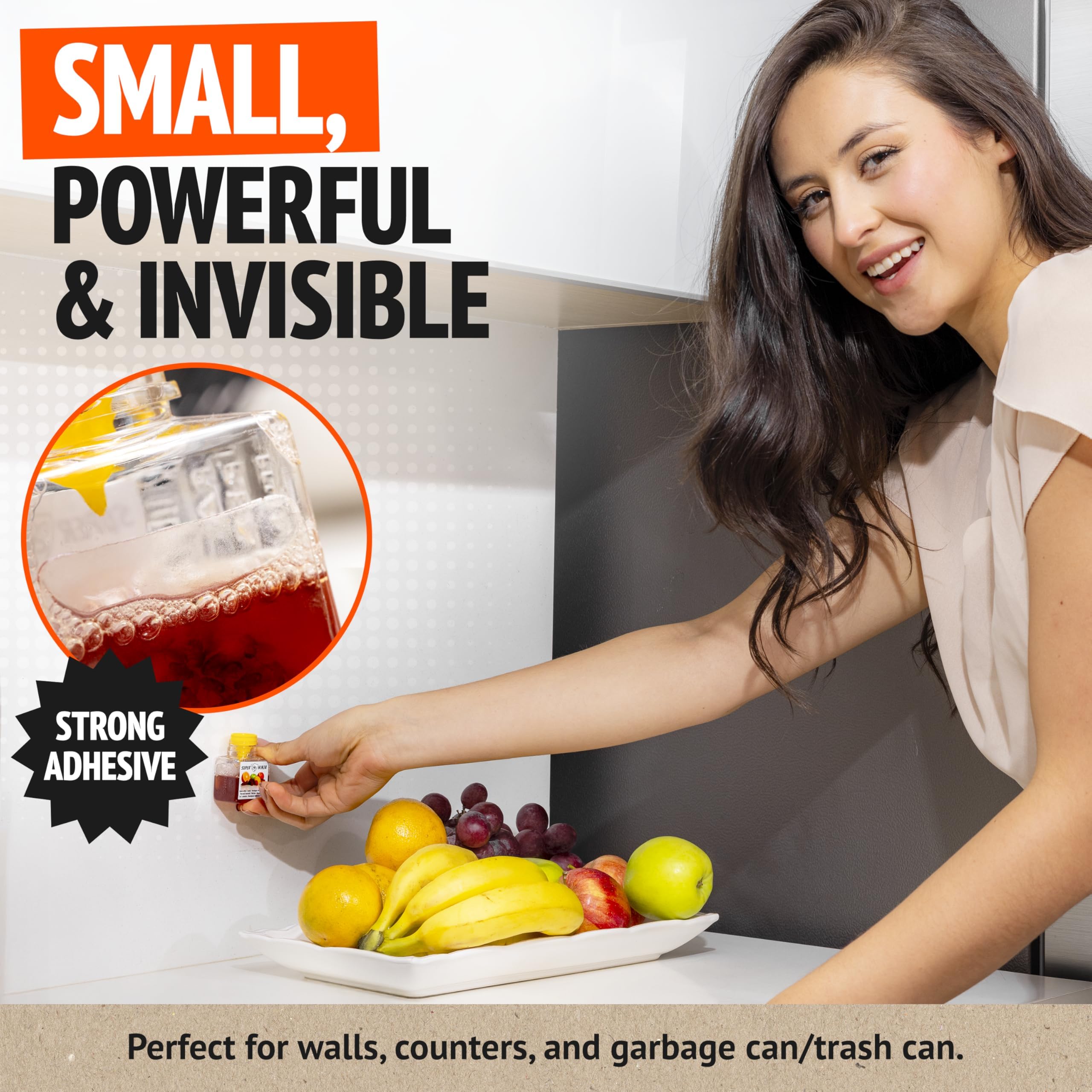 Super Ninja fruit fly trap offering up to three weeks of continuous protection.