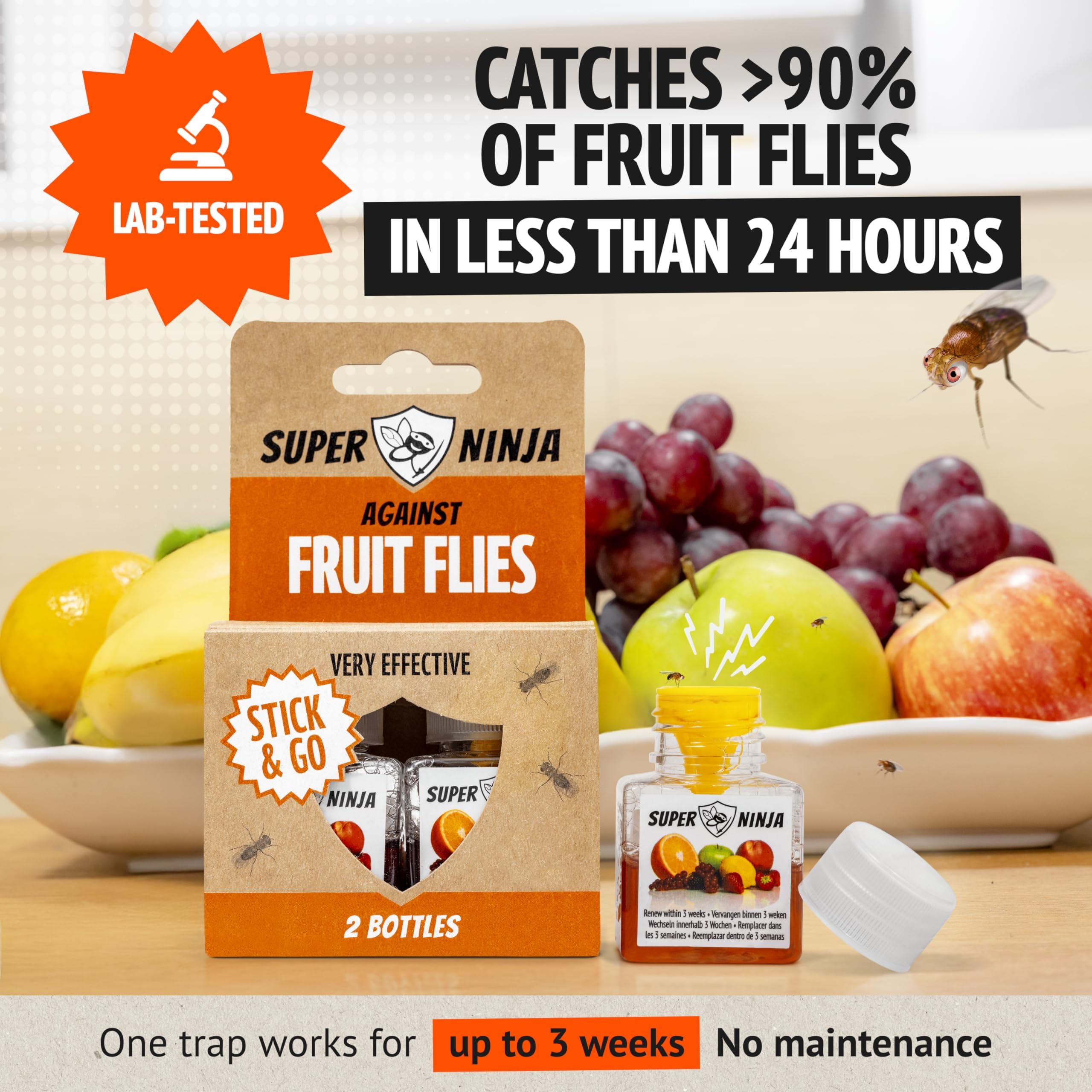 Super Ninja indoor pest control kit suits kitchens and living spaces