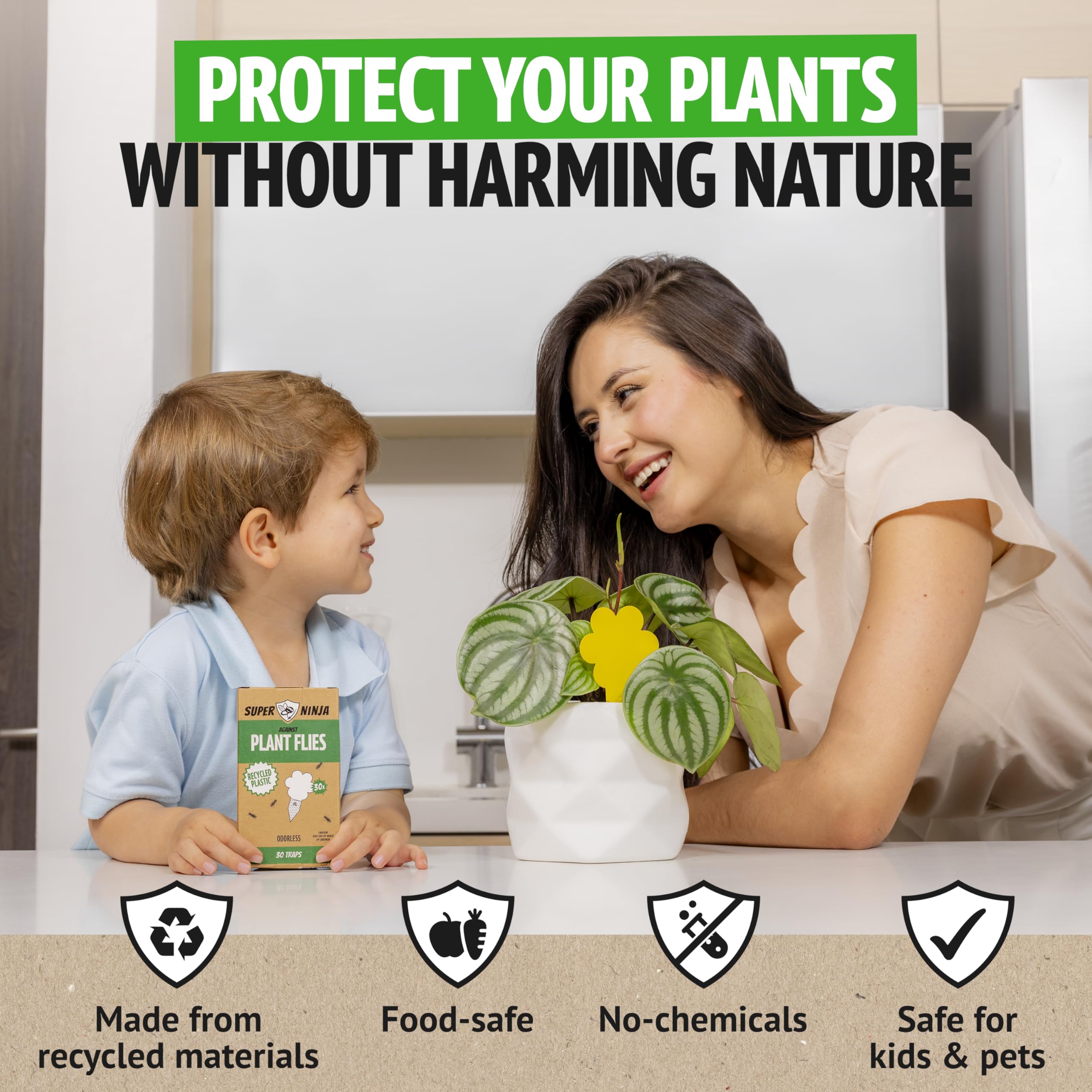 Non-toxic and eco-friendly materials ensure safe use around family.