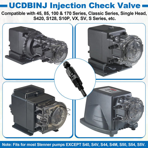 superbobi check valve with threaded ports ready for installation on a pump.