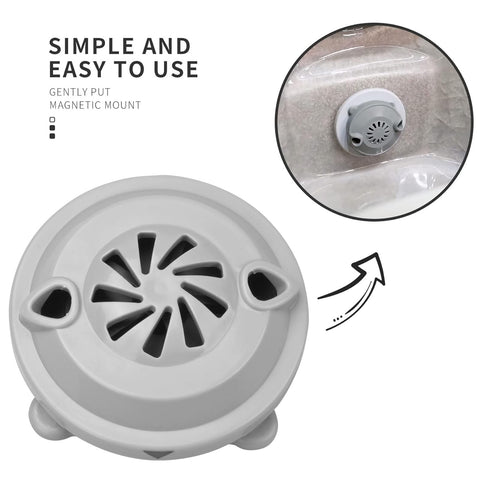 Superbobi detachable magnetic impeller enables quick, tool-free cleaning.