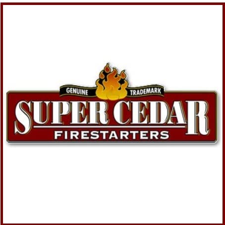 SUPERCEDAR FIRESTARTERS burn duration 30 minutes hints at longer warmth.
