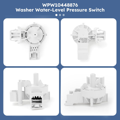 SuperDi WPW10448876 water-level switch back view ensures a secure connection