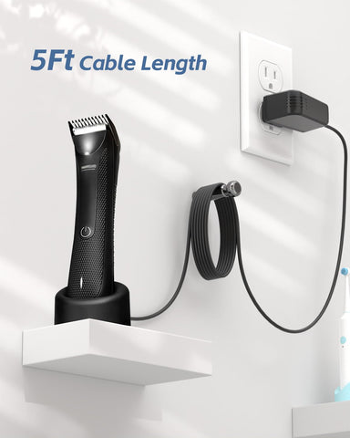 Compact, portable Superer charger offers flexible placement thanks to a long cord.