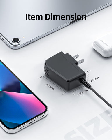 Superer charger packaging highlights the included AC charger for easy setup.