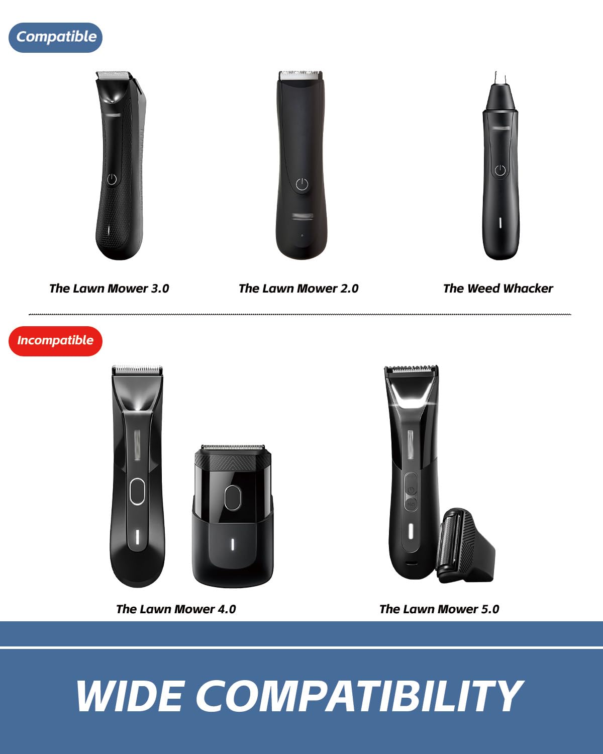Superer charger supports Weed Whacker for versatile grooming charging.