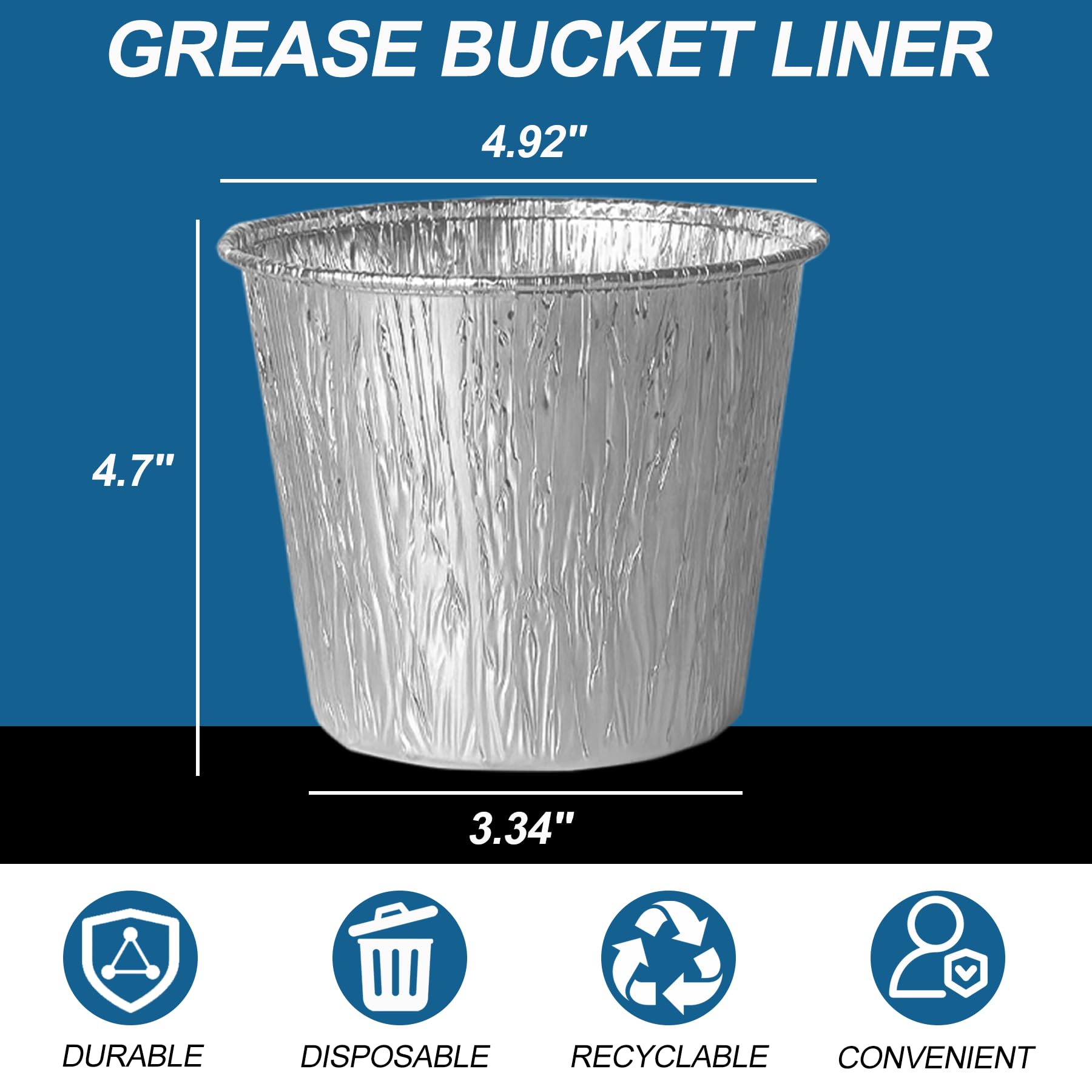 Superjackwang leak-proof liner withstanding hot grease without leaks