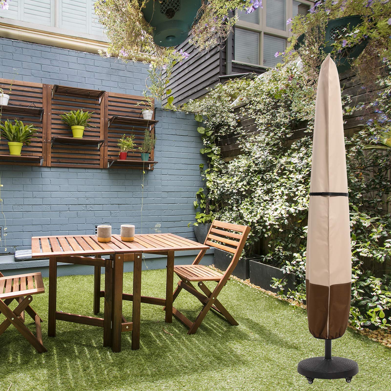 SUPERJARE oxford fabric durability provides rugged outdoor protection.