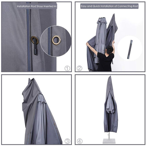 SUPERJARE cover is easy to clean with a damp cloth.
