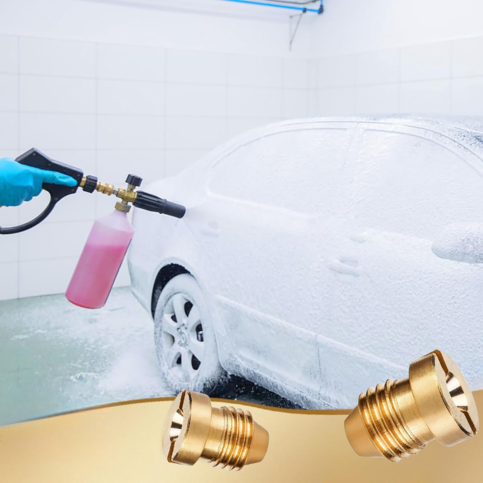 Supernine durable ridge-structure nozzle built for frequent use and long-lasting performance