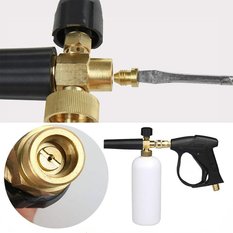 Supernine precision foam formation tip enhances control over foam density.