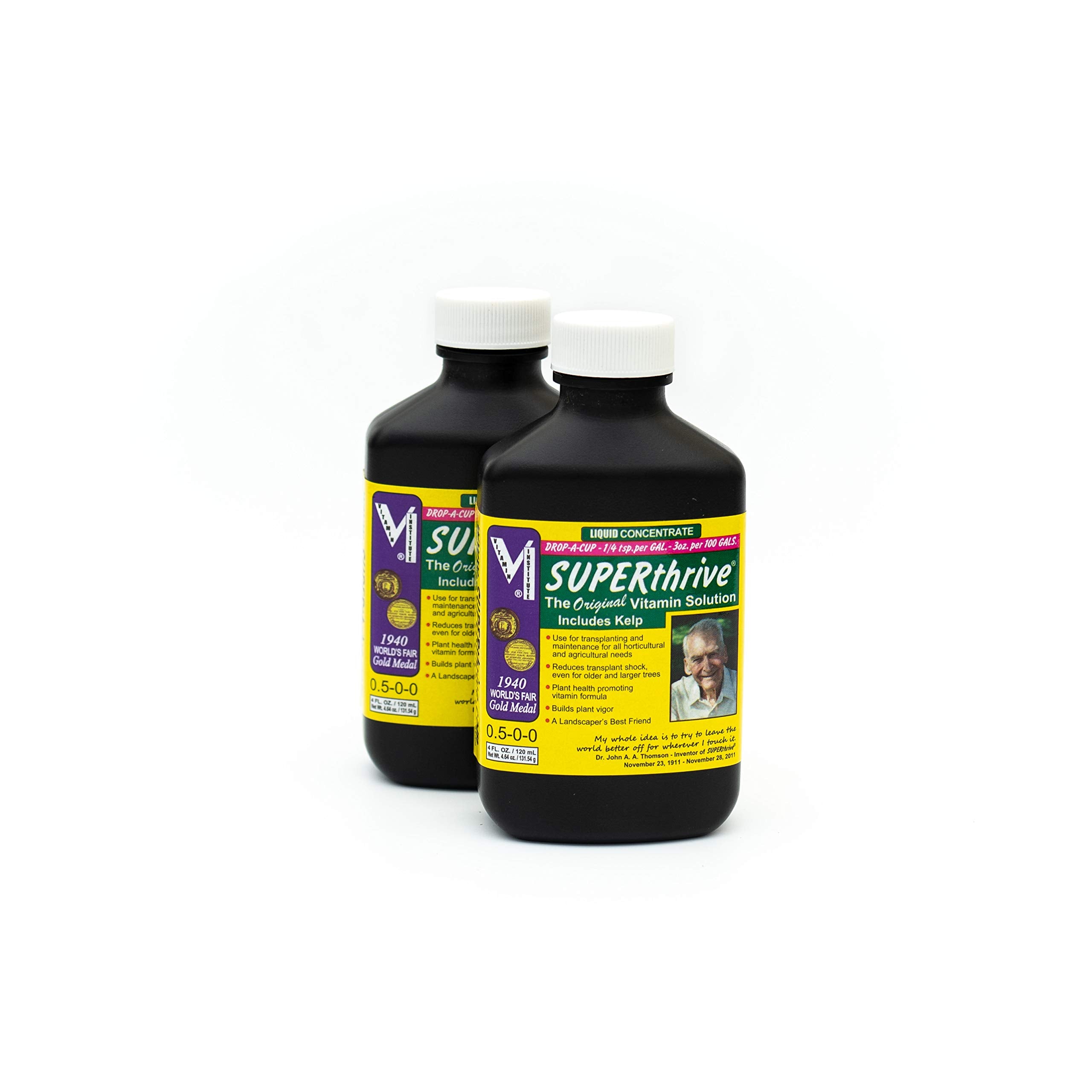 Dilution in a cup of water for indoor plant care with SUPERthrive