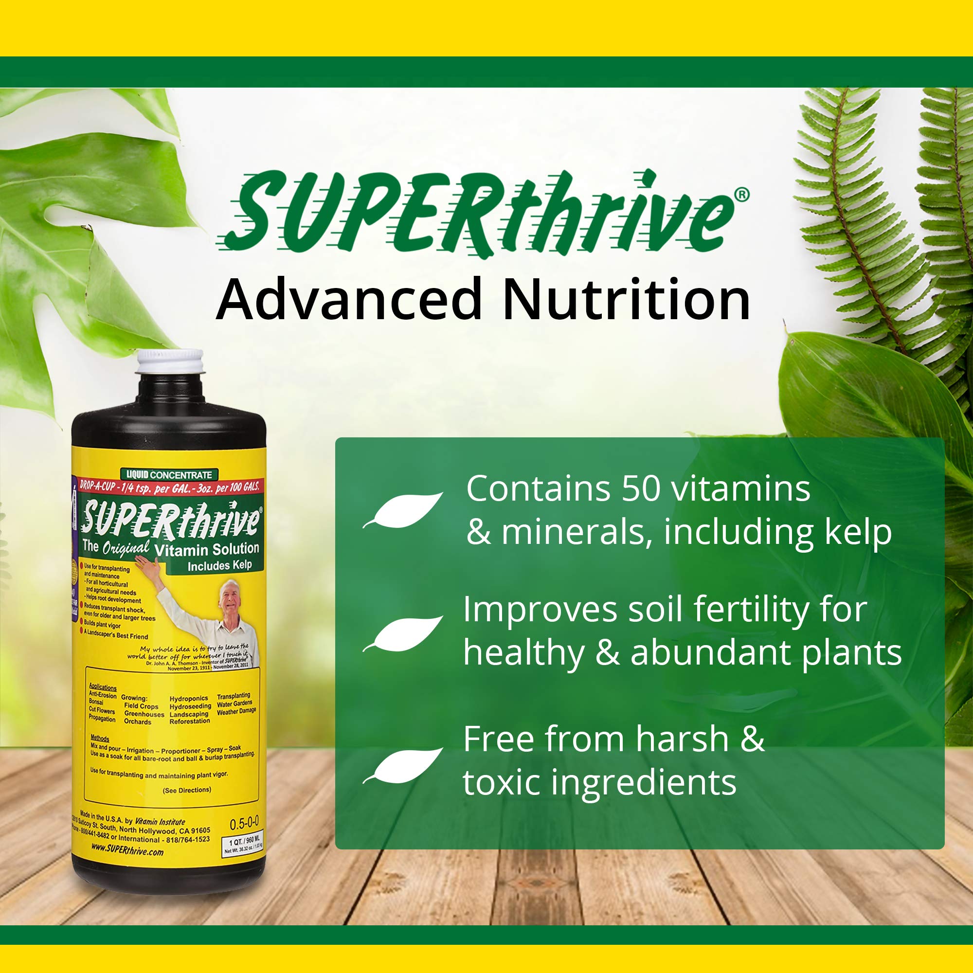 Water droplets added to a cup for indoor plant care with SUPERthrive.