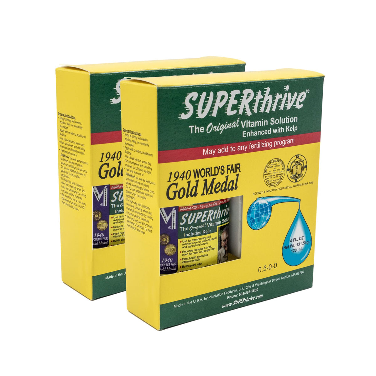 SUPERthrive Original bottle front with kelp info for all plants