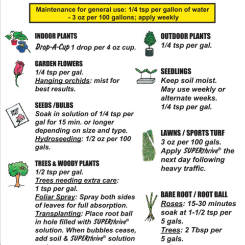 Indoor and outdoor plants thriving with SUPERthrive use