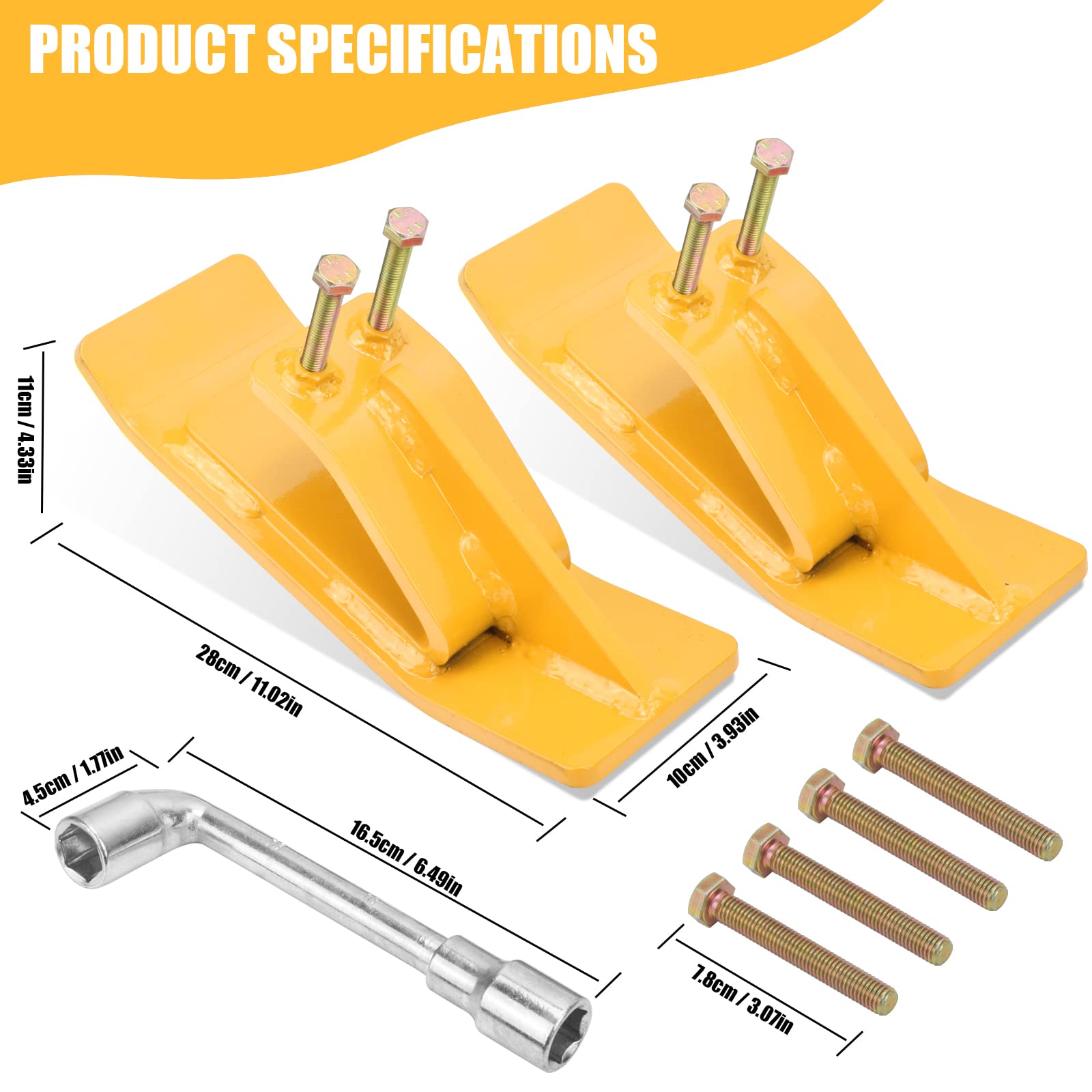Superunner bolt-on installation on loader bucket