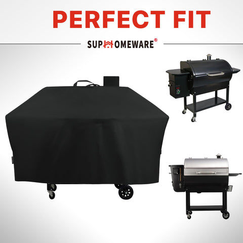 Suphomeware grill cover on Camp Chef PG36SGX fits securely.