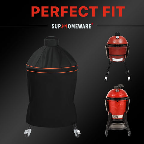 Suphomeware waterproof material protects the grill from snow, rain, and harsh weather.