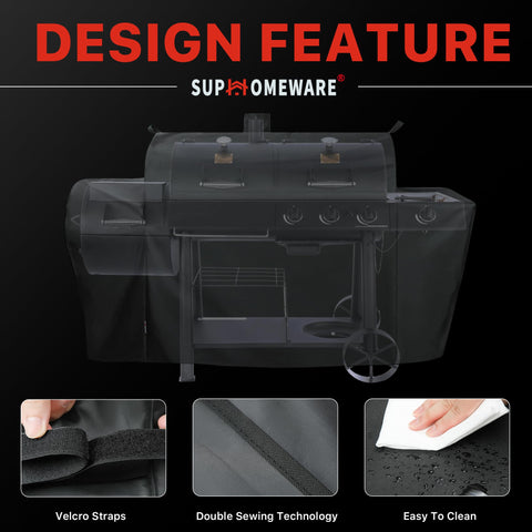 Suphomeware Longhorn cover has easy-to-use handles for installation.