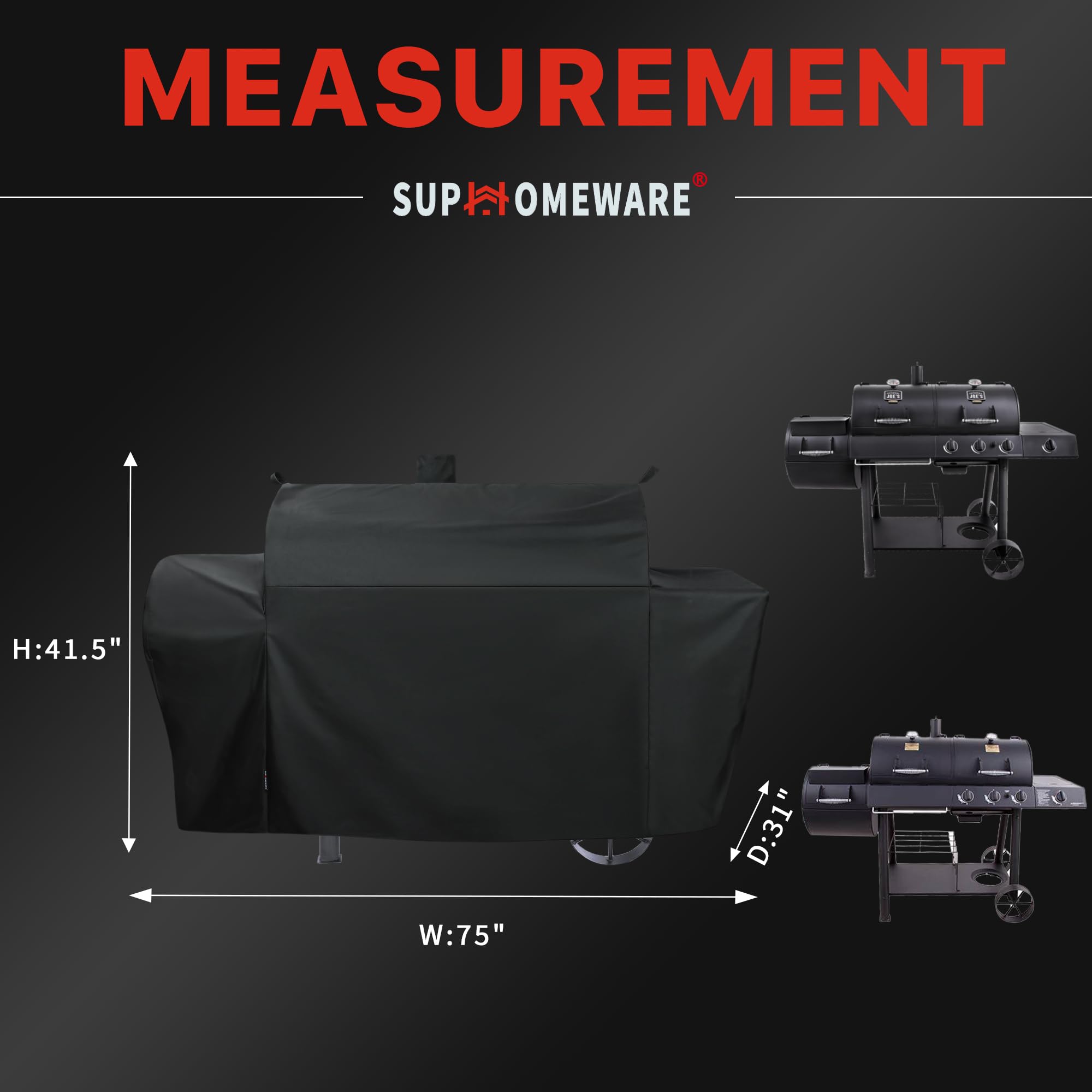 Suphomeware Longhorn cover waterproof fabric shields against rain and snow.