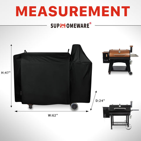 Suphomeware Pit Boss Rancher XL cover guards against sun and dust.