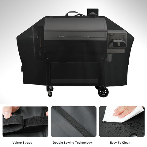 Velcro straps and sturdy handles keep Suphomeware cover secure.