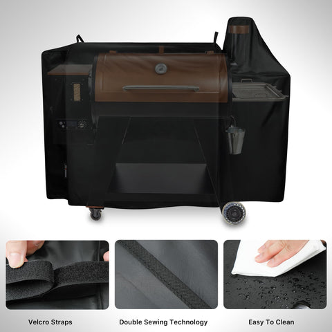 Suphomeware waterproof grill cover with 600D fabric and PVC coating.