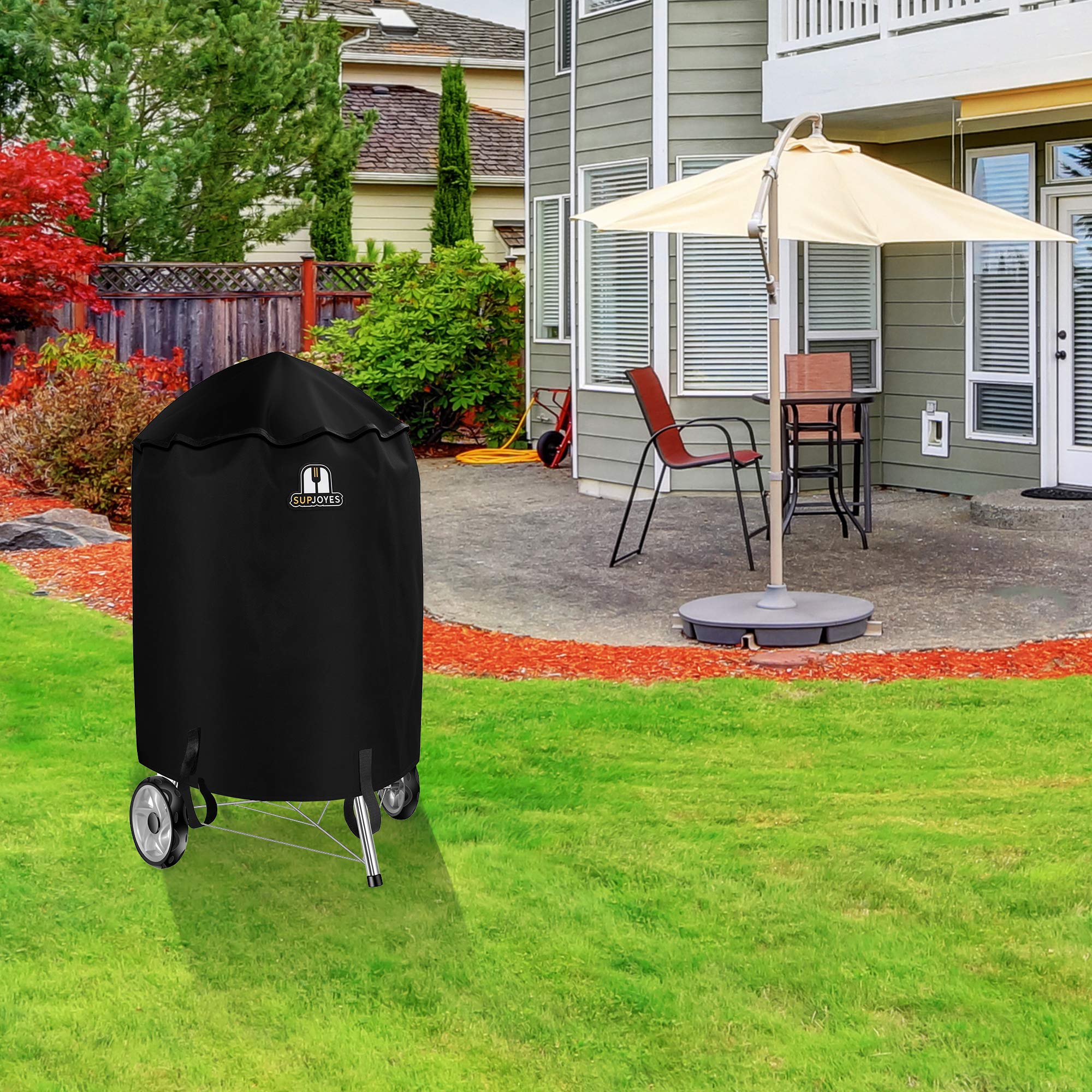 SUPJOYES opp bag included for tidy storage after grilling