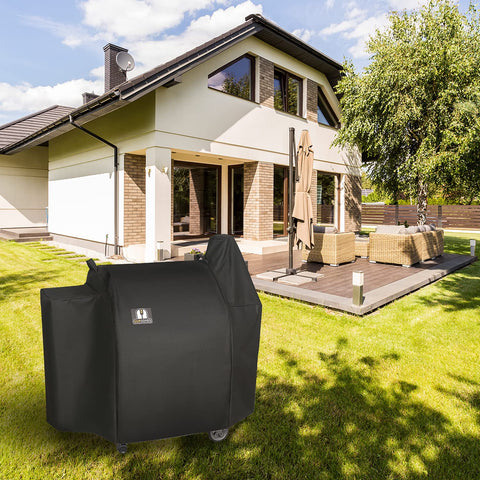 SUPJOYES Pit Boss cover easy-clean design lets you hose off and dry quickly