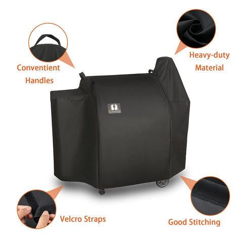 SUPJOYES Pit Boss cover waterproof material preserves grill from rain and dust