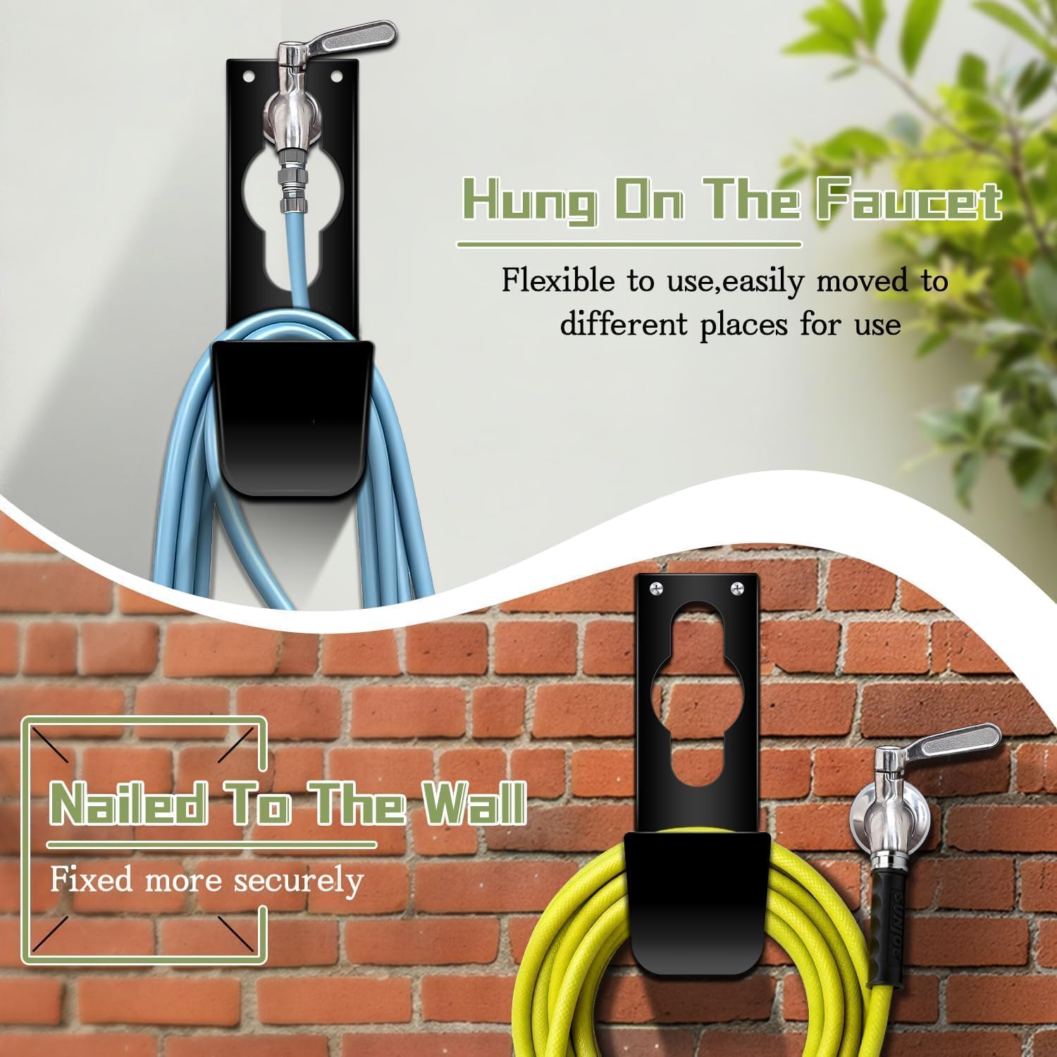 SupKing 100ft capacity hose holder in action with long hose