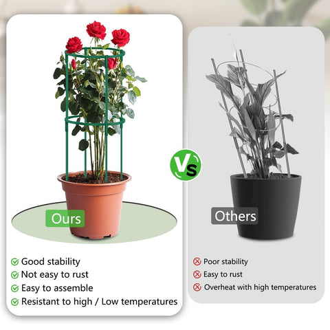 SupKing ideal for tomatoes and climbing vines, supporting growth.