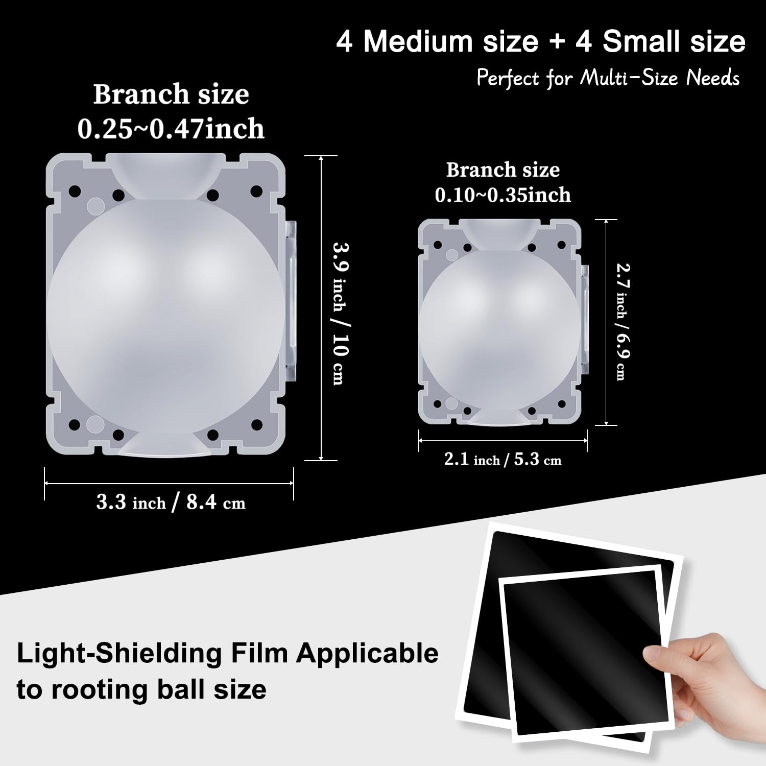 SupKing light-shielding film small blocks light to support robust root development.