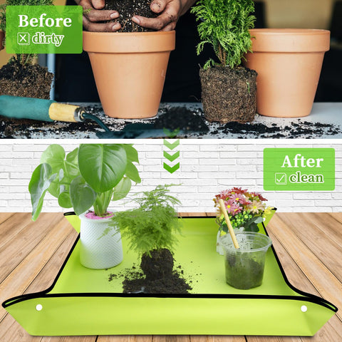 SupKing repotting mat corner buckles prevent spills during transplanting