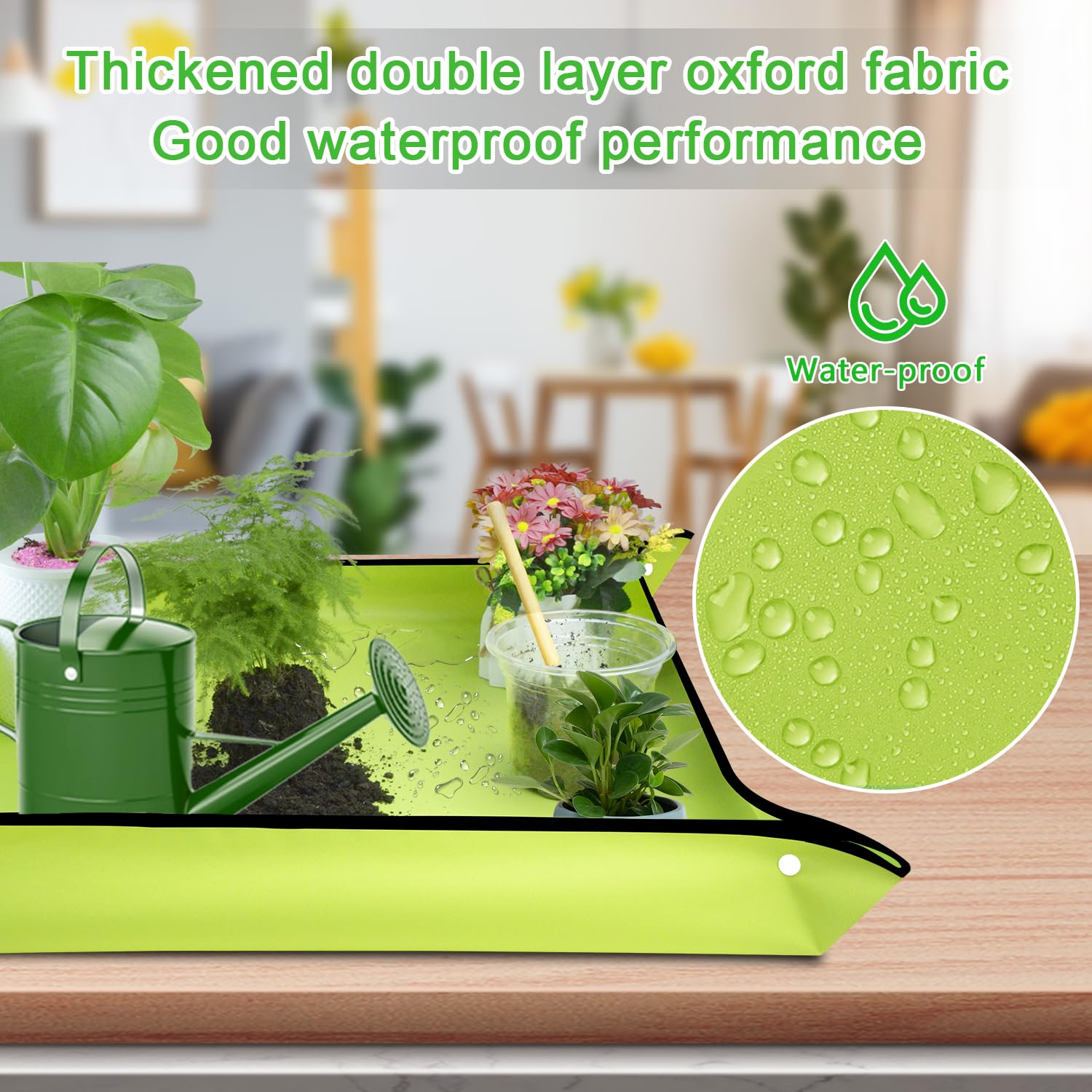 SupKing repotting mat folded flat for easy storage after gardening