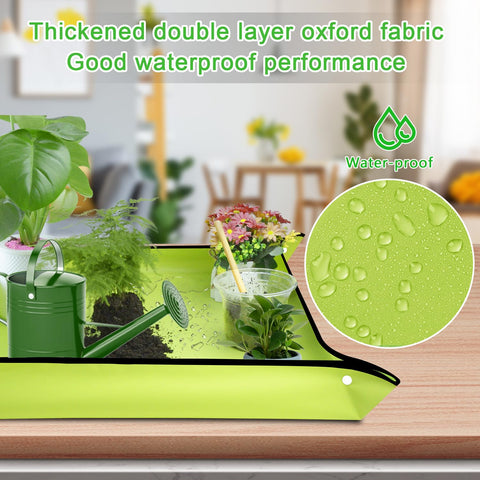 SupKing repotting mat folded flat for easy storage after gardening