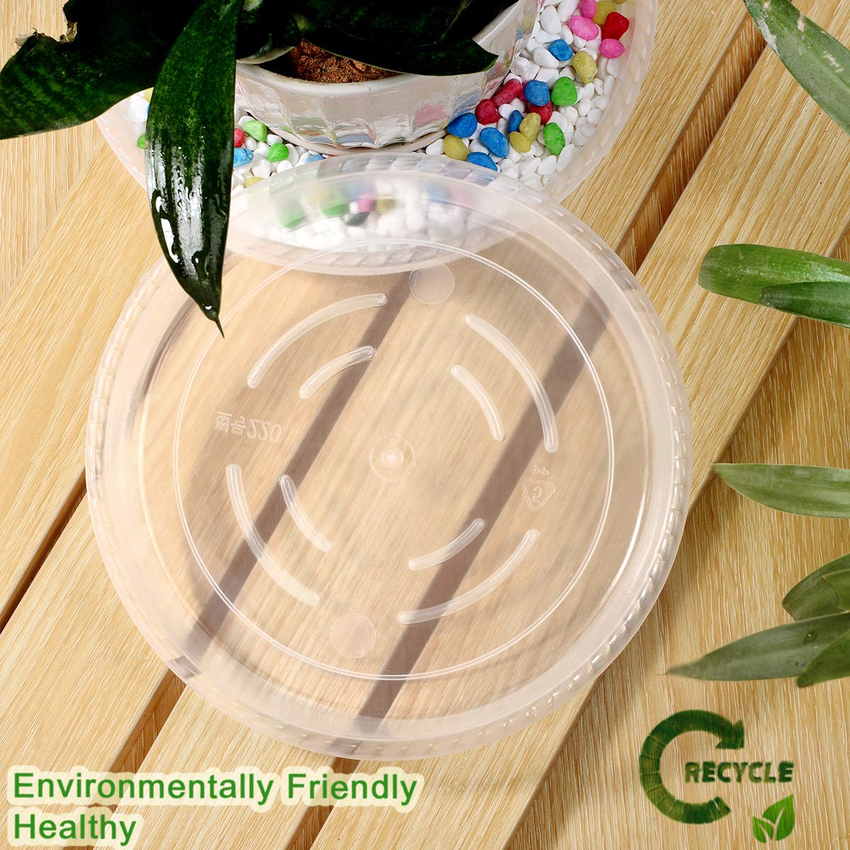 SupKing ridge-surface saucer elevates pots to improve airflow.